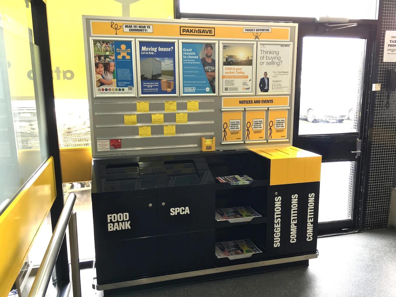 Supermarket Notice Board Placeholder